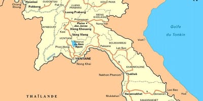 ਨਕਸ਼ਾ ਦੇ ਦੱਖਣੀ ਲਾਓਸ