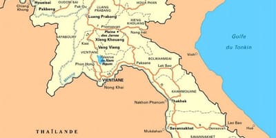 ਵੇਰਵਾ ਨਕਸ਼ਾ ਦੇ ਲਾਓਸ